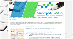 Desktop Screenshot of casahuja.com